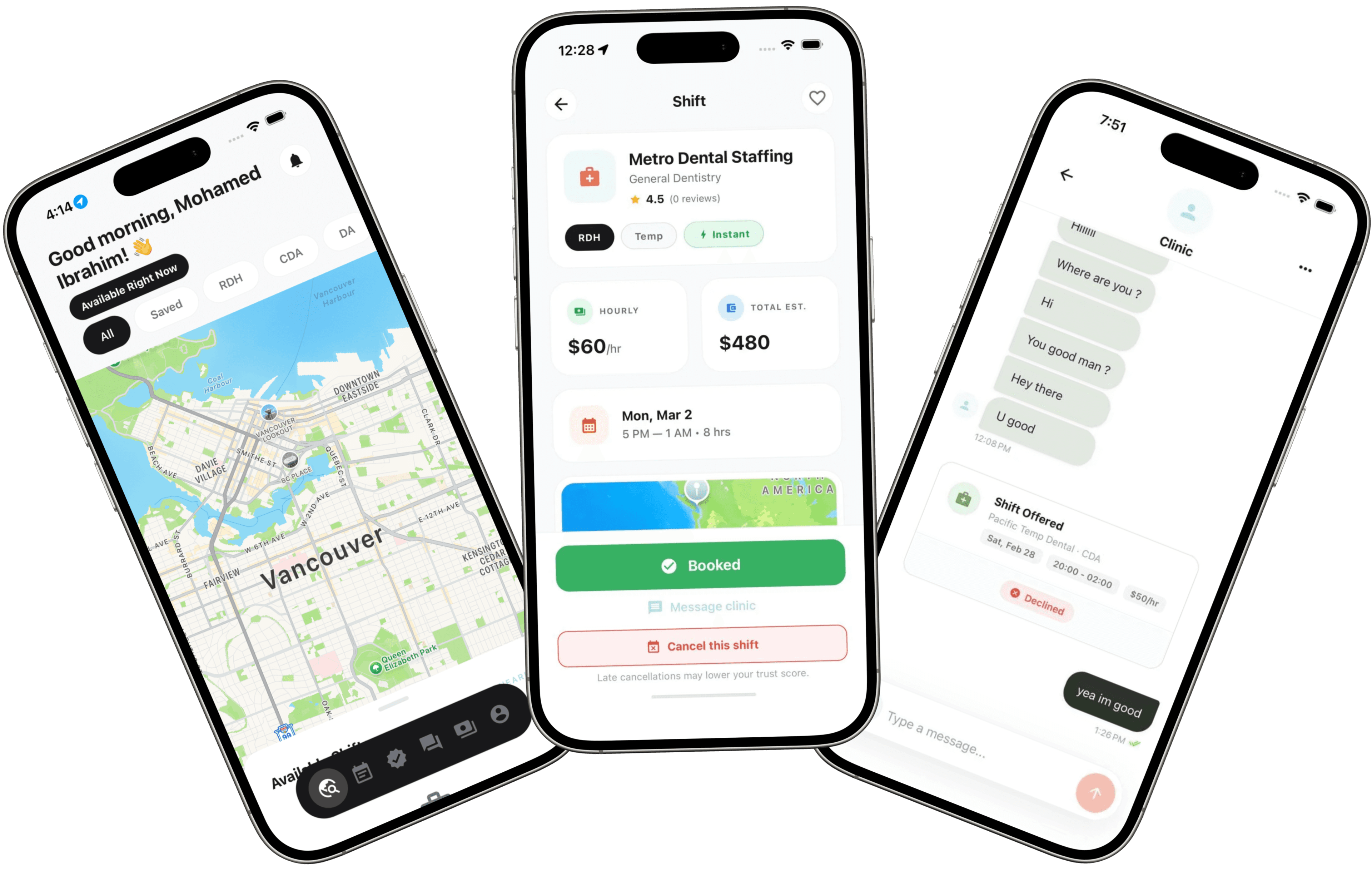 BrevisWork app screenshots